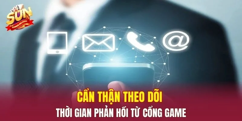 Cẩn thận theo dõi thời gian phản hồi từ cổng game